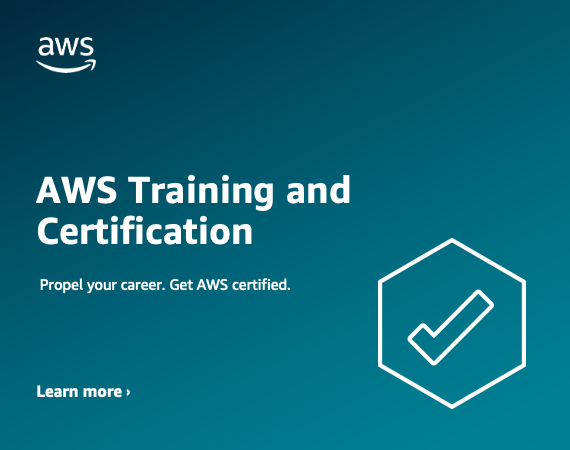 AWS TRAINING AND CERTIFICATION LOGIN WITH AMAZON visual data 3